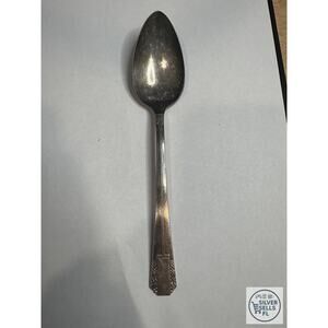 Oneida Wm A Rogers Park Lane Serving Spoon Vintage Silverplate